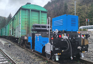 Elektrorangierer ZAGRO E-MAXI XL im Einsatz