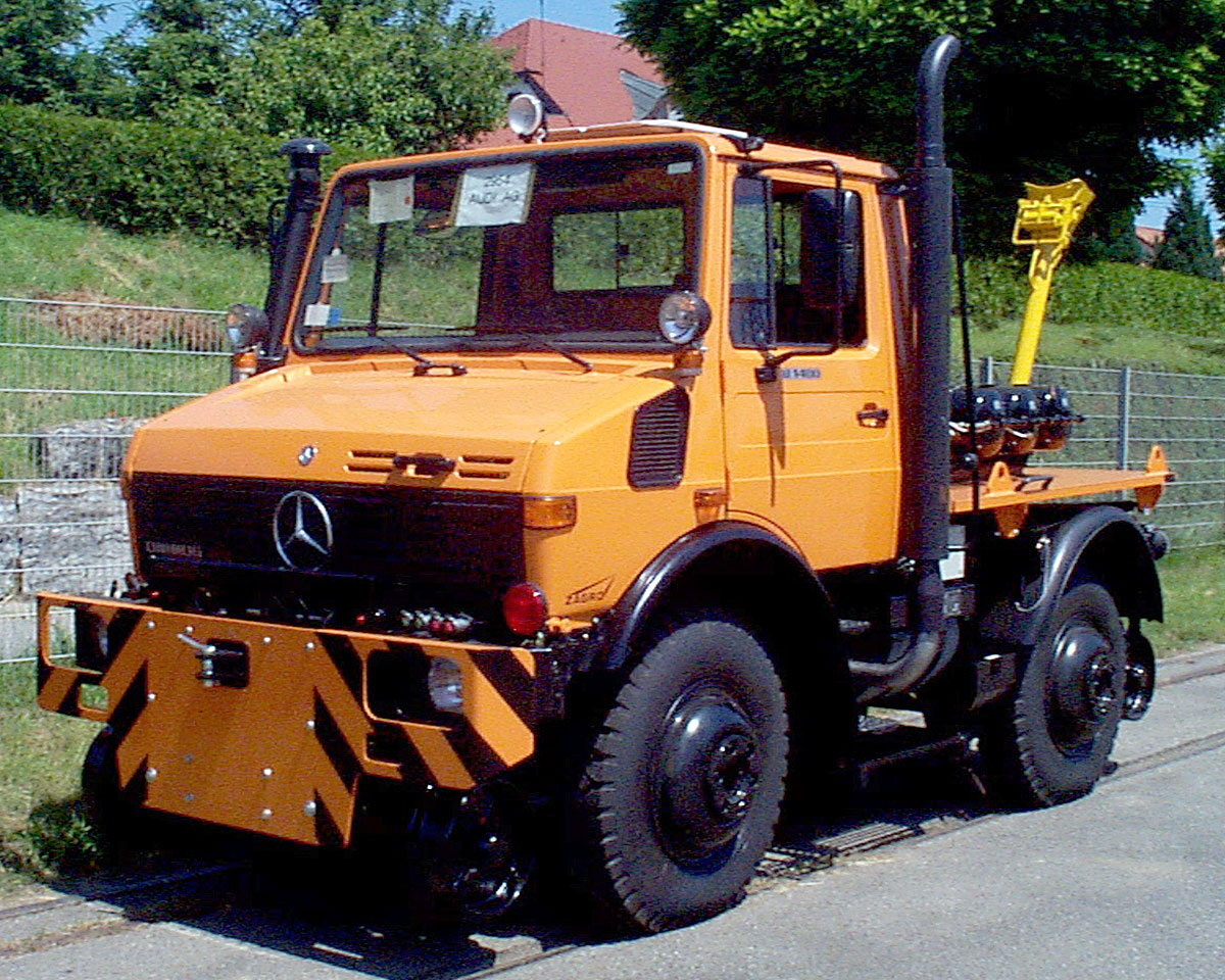 Unimog U 1400 Zweiwegefahrzeug Rangierer / 2954